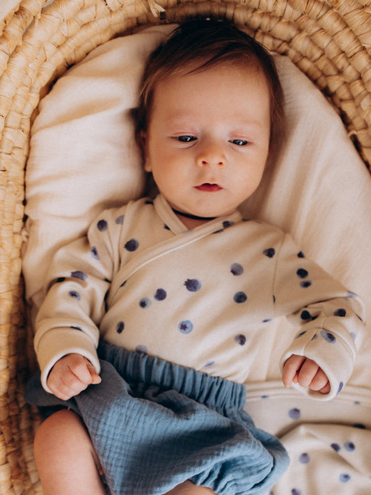 Longsleeve Wrap Bodysuit (GOTS)