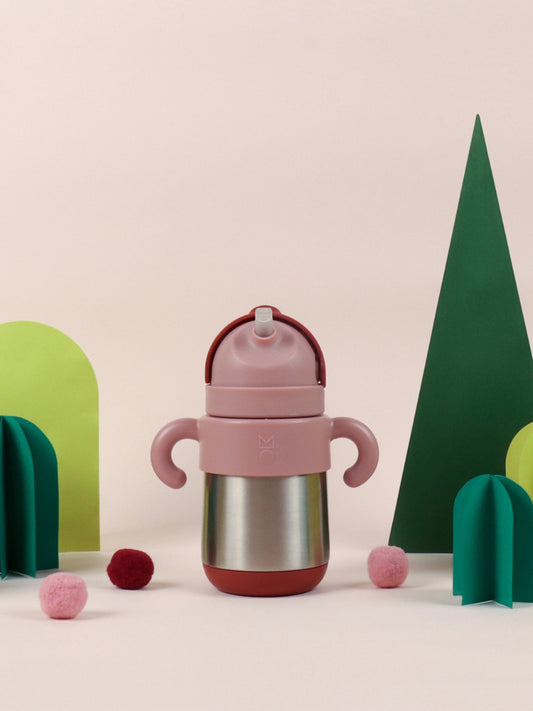 Matt Thermal Straw Bottle