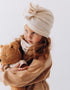 Ruffle Turban Hat (GOTS)