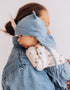 Muslin Sun Hat With Teddy Ears (GOTS)