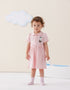 Vauva x Moomin Vauva x Moomin - Baby Girl MoominMama Embroidered Short Sleeve Dress - Pink Dresses