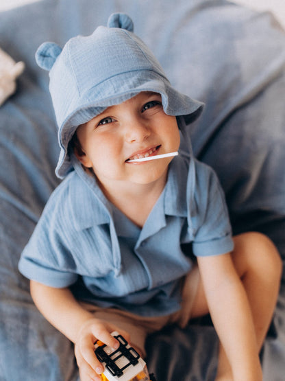 Muslin Kids Shirt (GOTS)