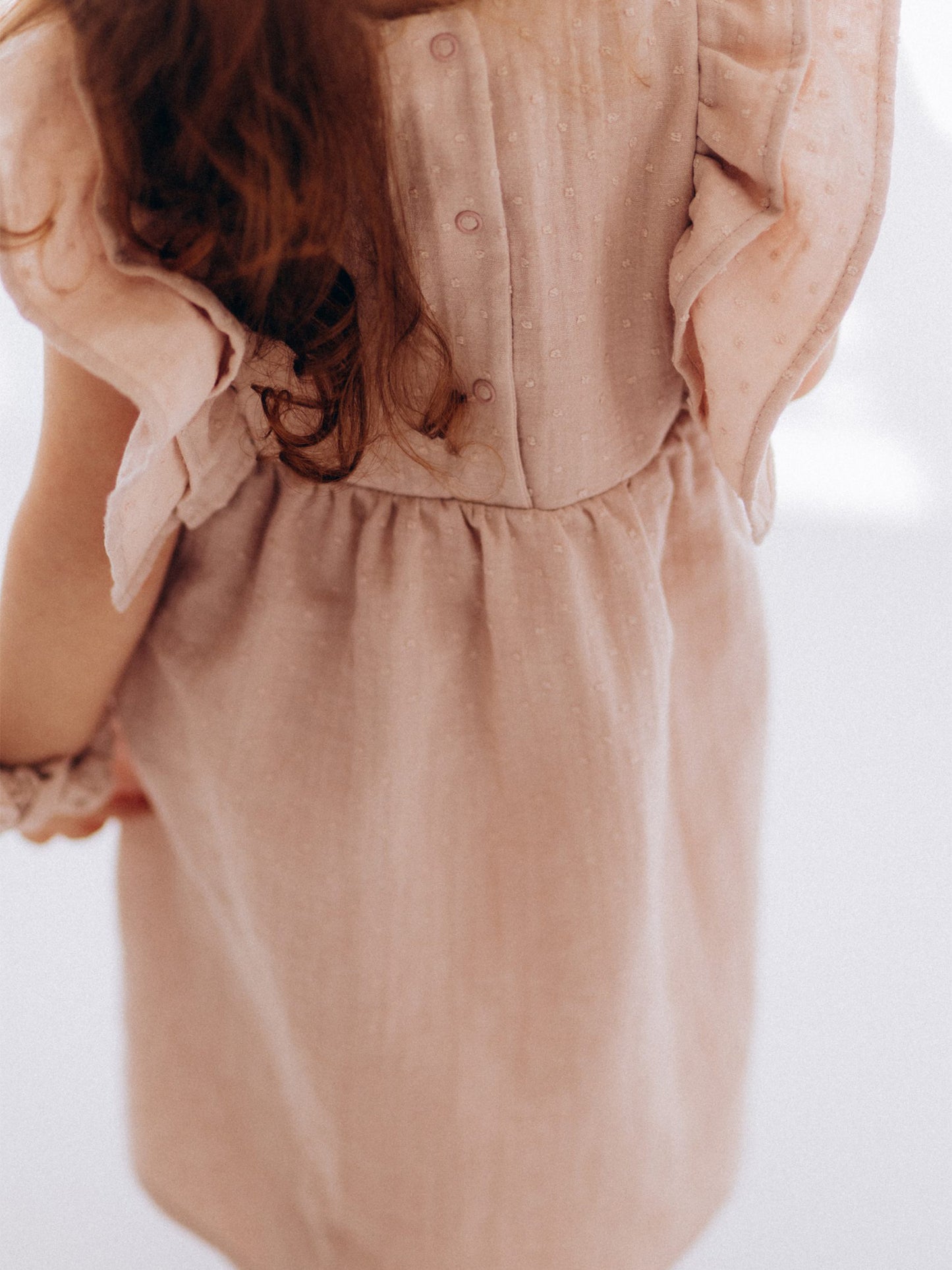 Muslin Dress With Ruffles (GOTS)