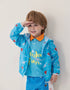 Boys Ocean All Over Printed Windbreaker Uv Protection