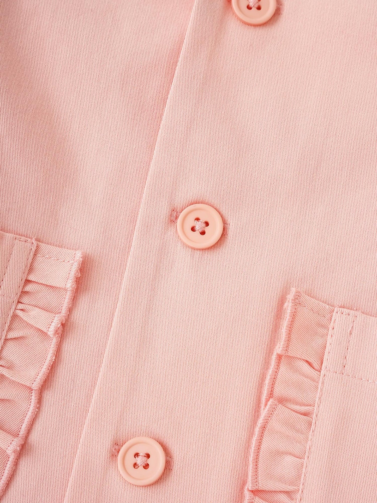 Kid Frills Buttoned Jacket
