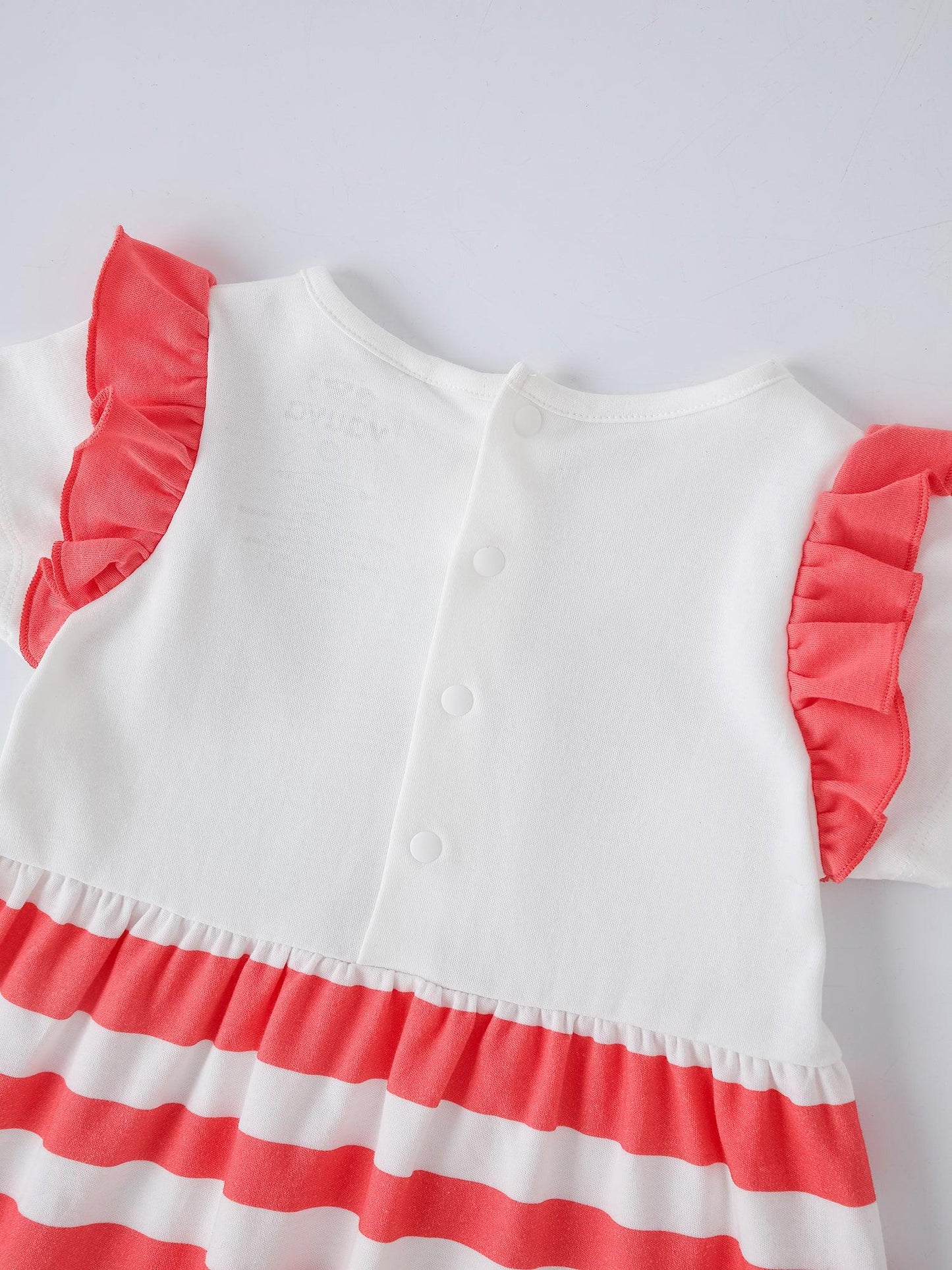 Baby Girls Ruffle Sleeve Berries Print Dress & Knicker Set
