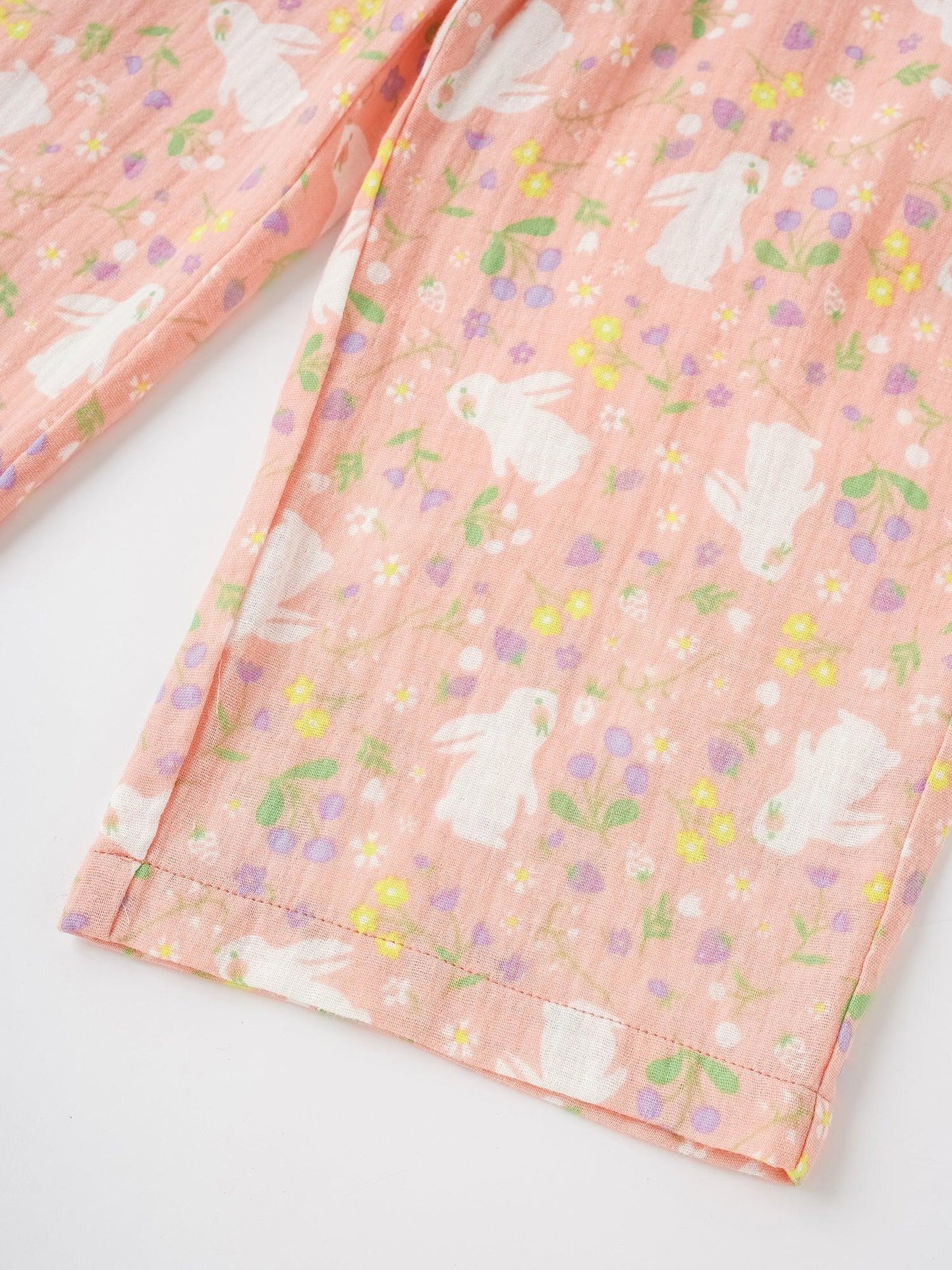 Girls All-Over Bunny Print Flare Pants
