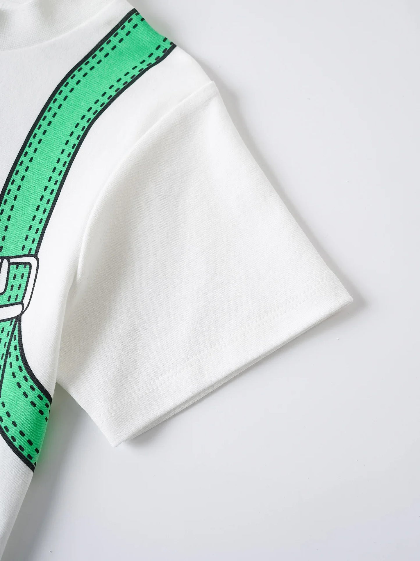 Boys Short Sleeve Backpack Print Tee