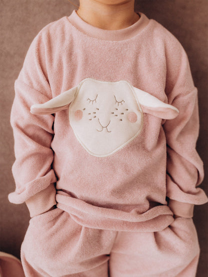 Terry Oversized Sweater With Sheep (GOTS)