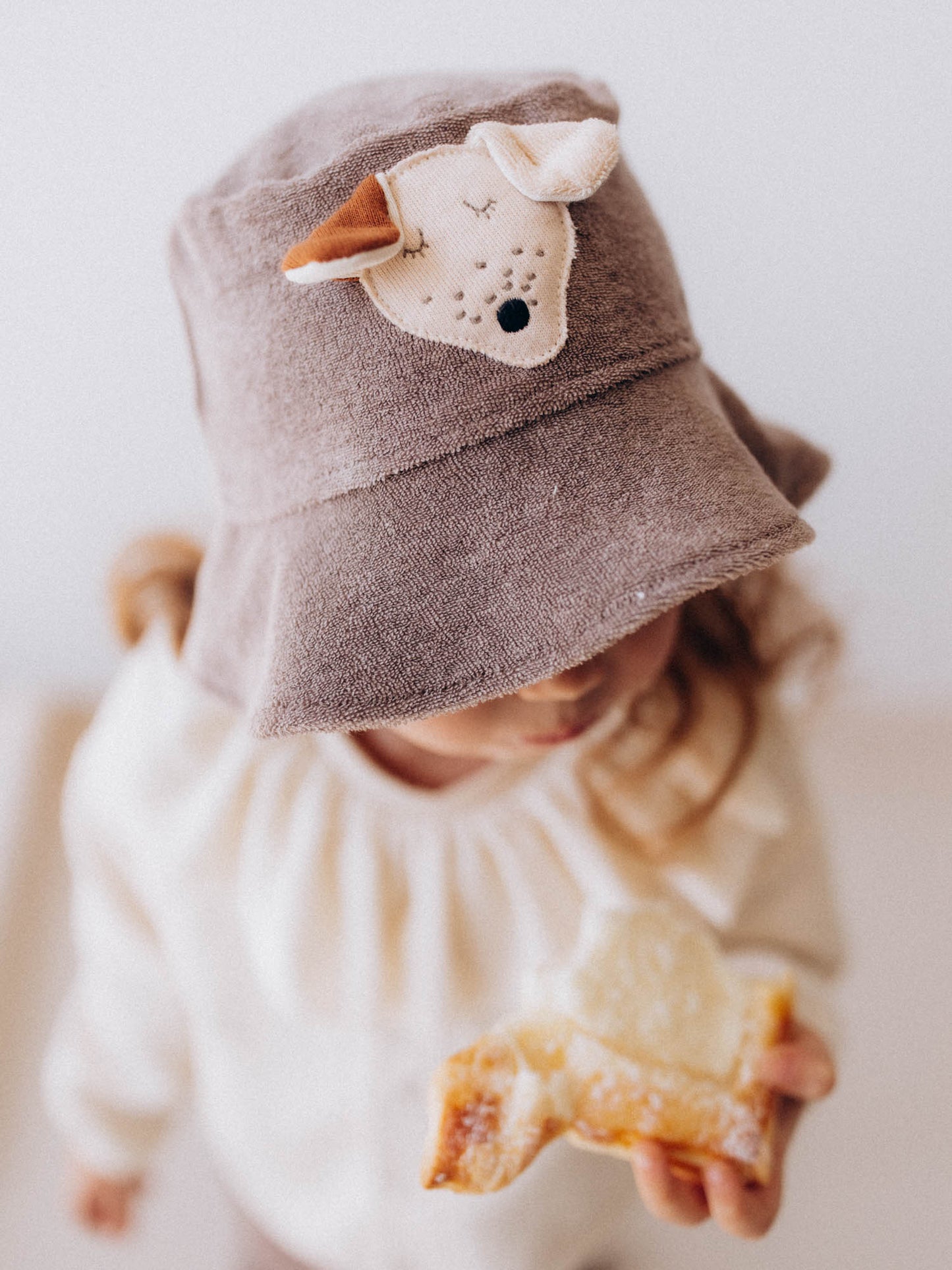 Embroidered Terry Fisherman Hat (GOTS)