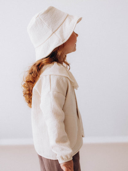 Embroidered Cotton Fisherman Hat (GOTS)