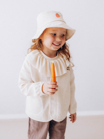 Embroidered Cotton Fisherman Hat (GOTS)