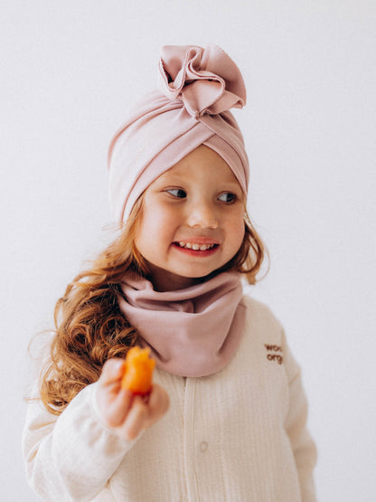 Ruffle Turban Hat (GOTS)