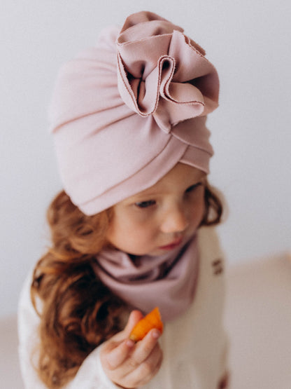 Ruffle Turban Hat (GOTS)