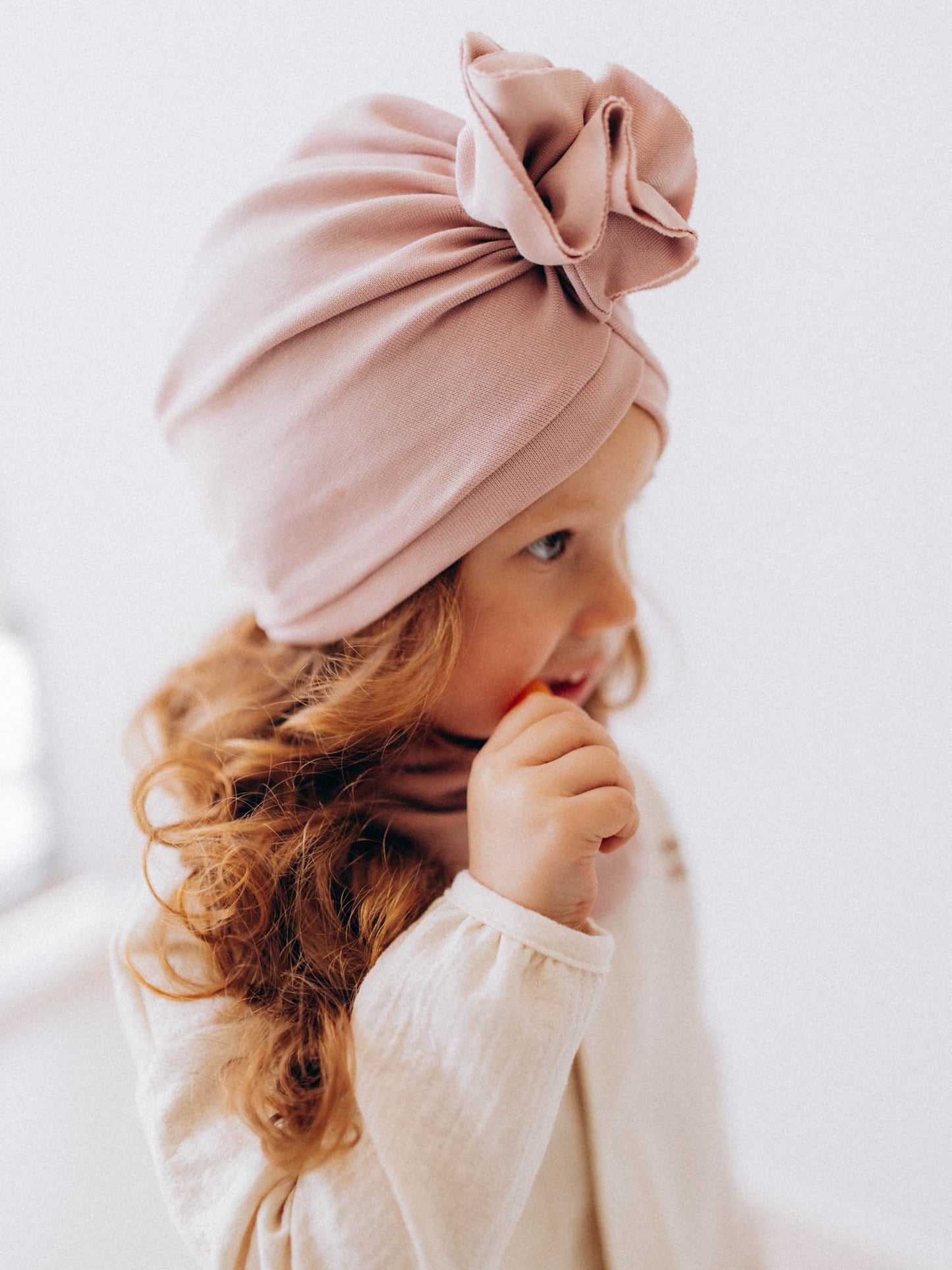 Ruffle Turban Hat (GOTS)
