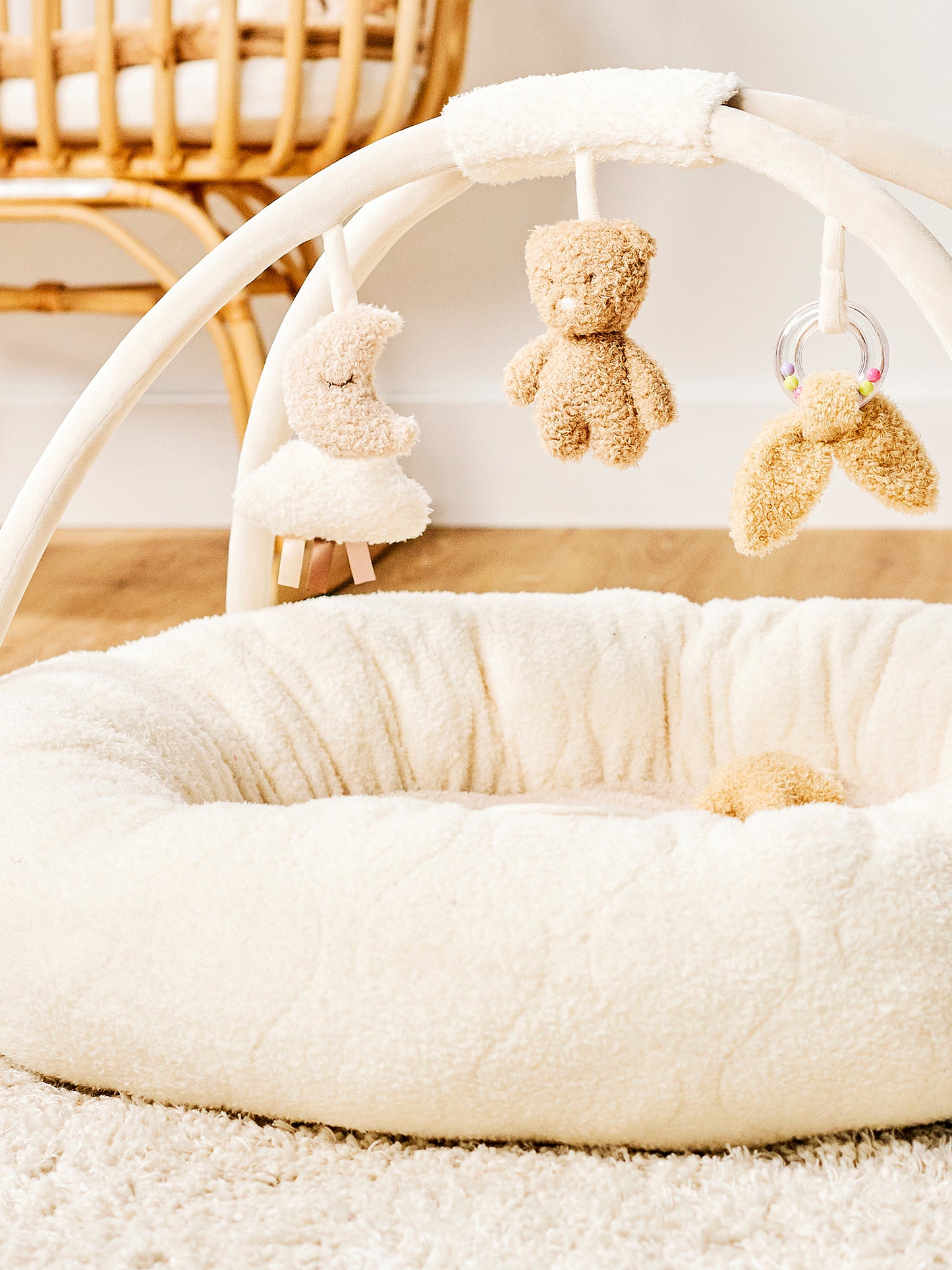 [Teddy] Baby Playmat with Arches Round