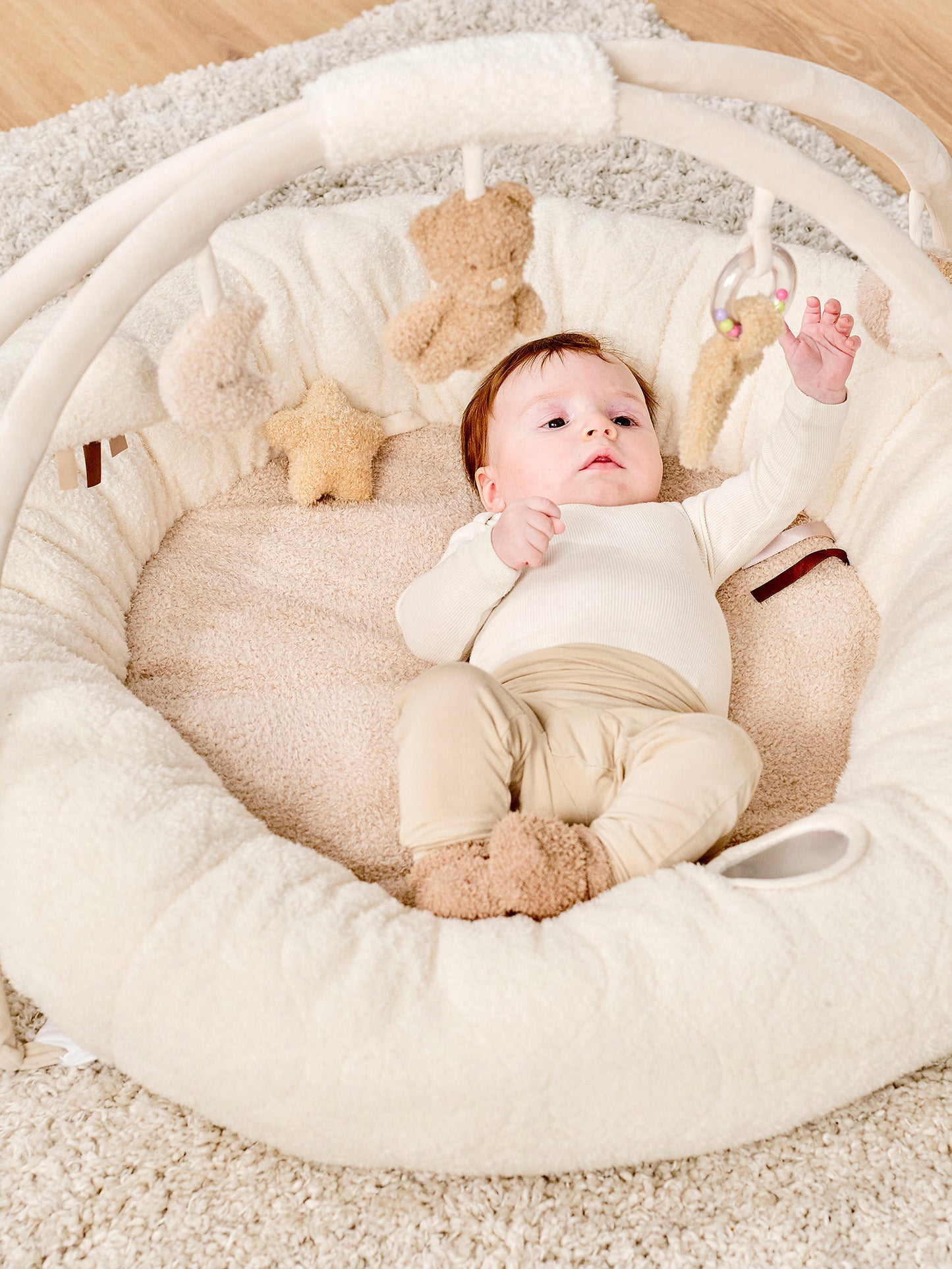 [Teddy] Baby Playmat with Arches Round