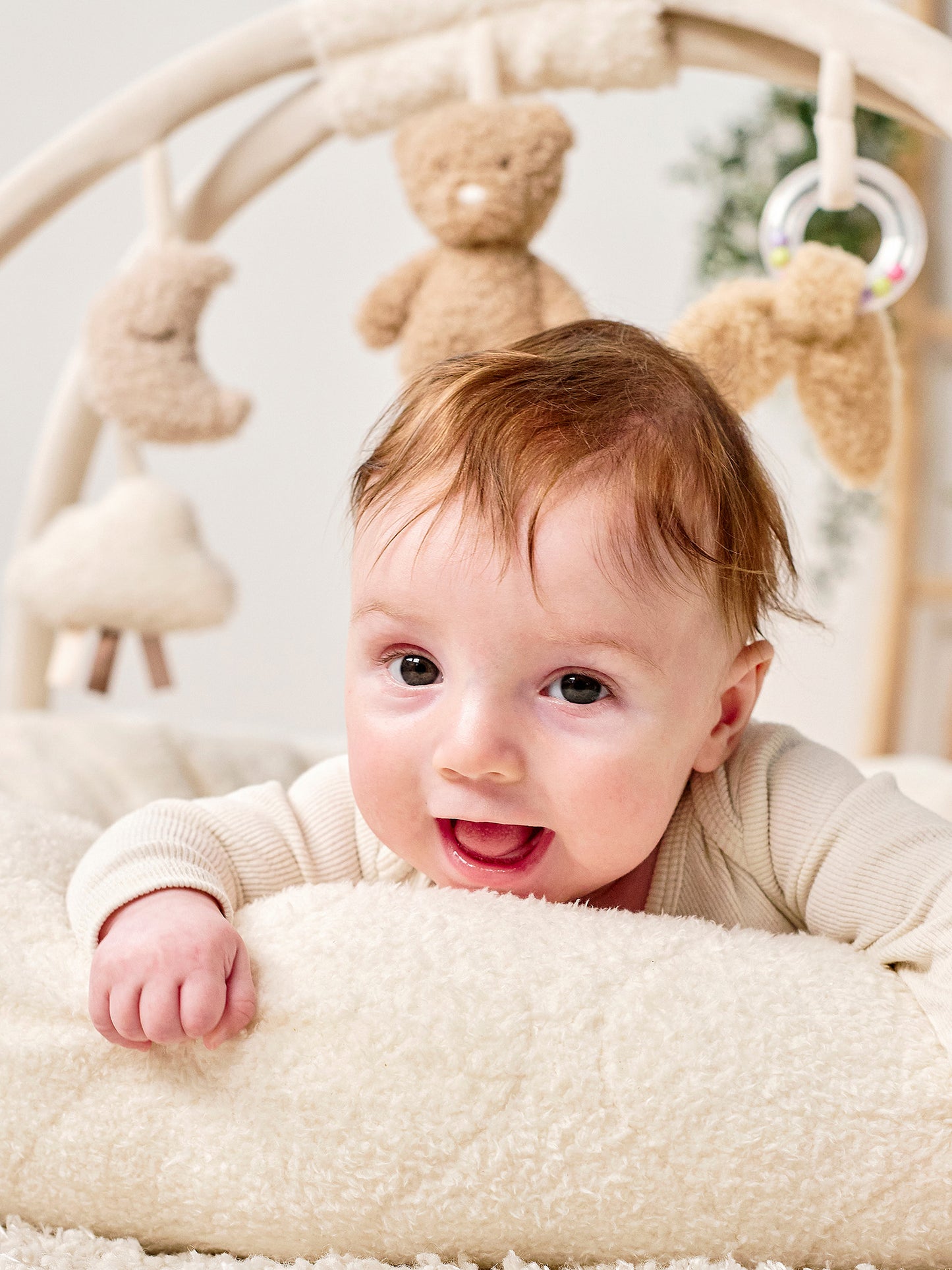 [Teddy] Baby Playmat with Arches Round