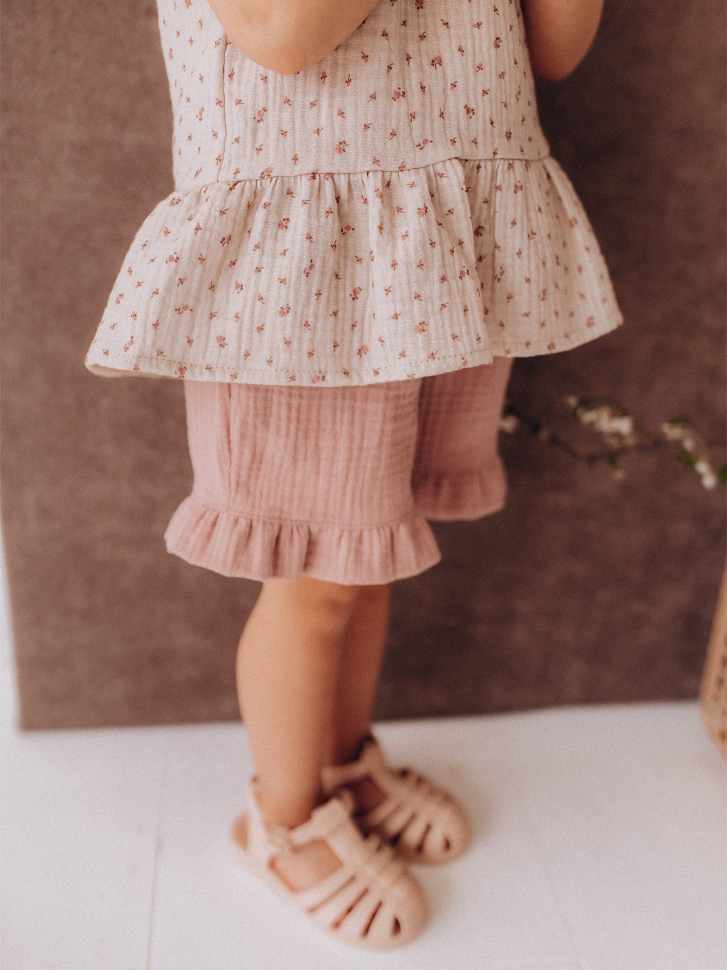 Muslin Girls Shorts (GOTS)