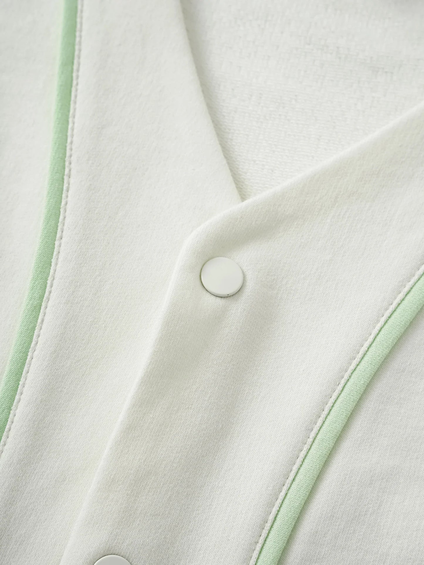 Kid Logo Embroidery Open Chest Jacket