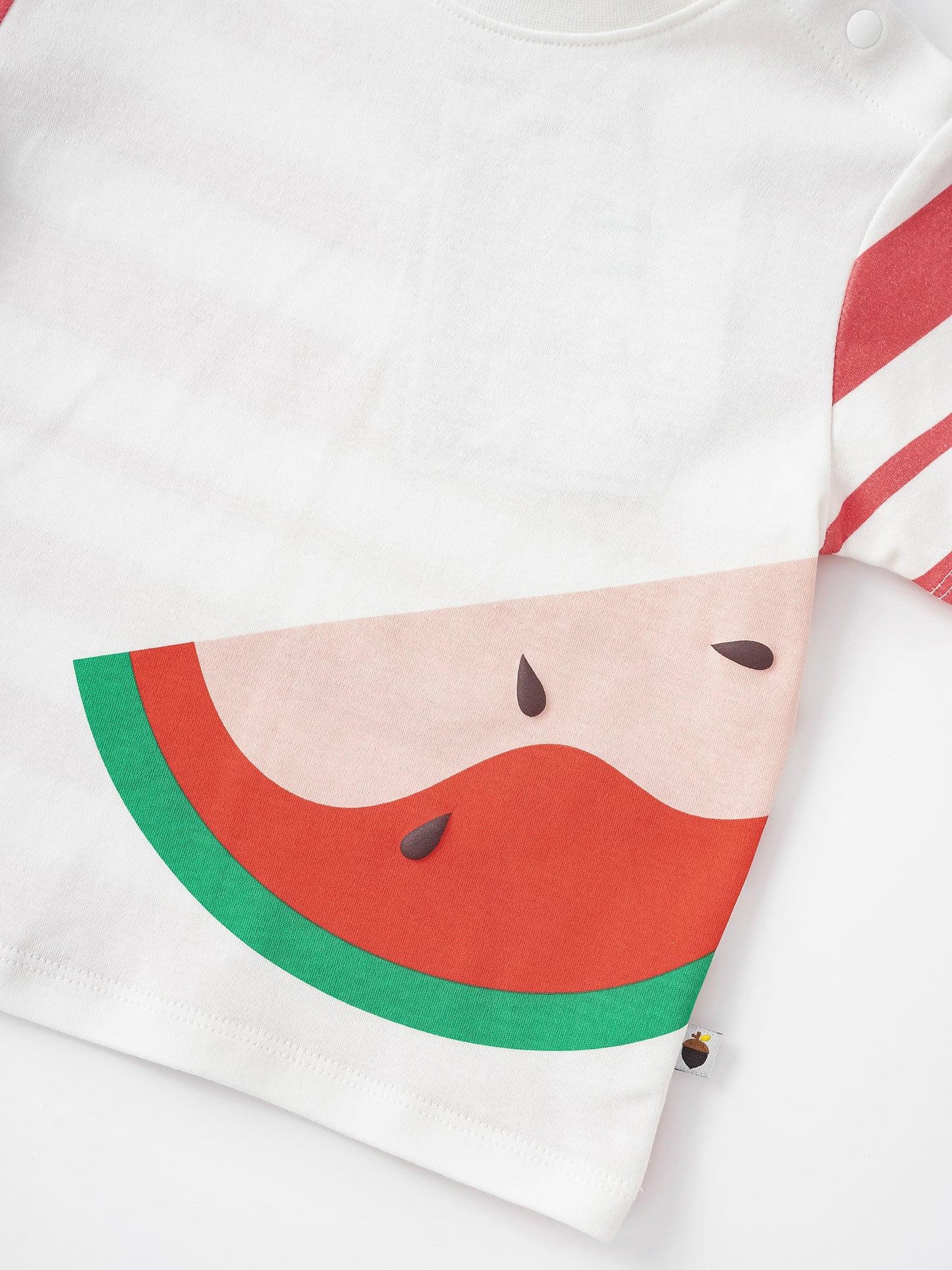 Baby Short Sleeve Watermelon Print Tee