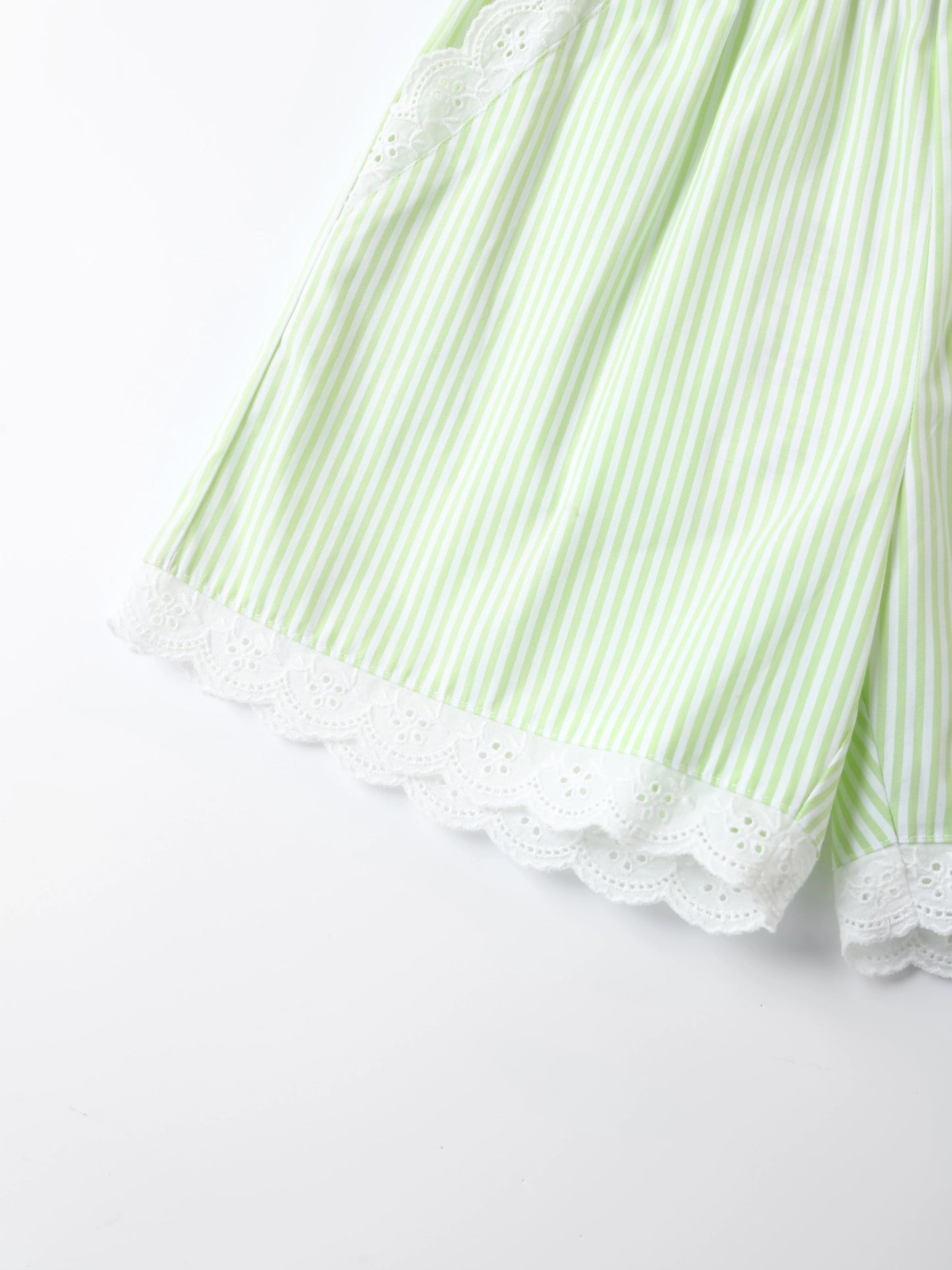 Girls Lace-Trimmed Shorts