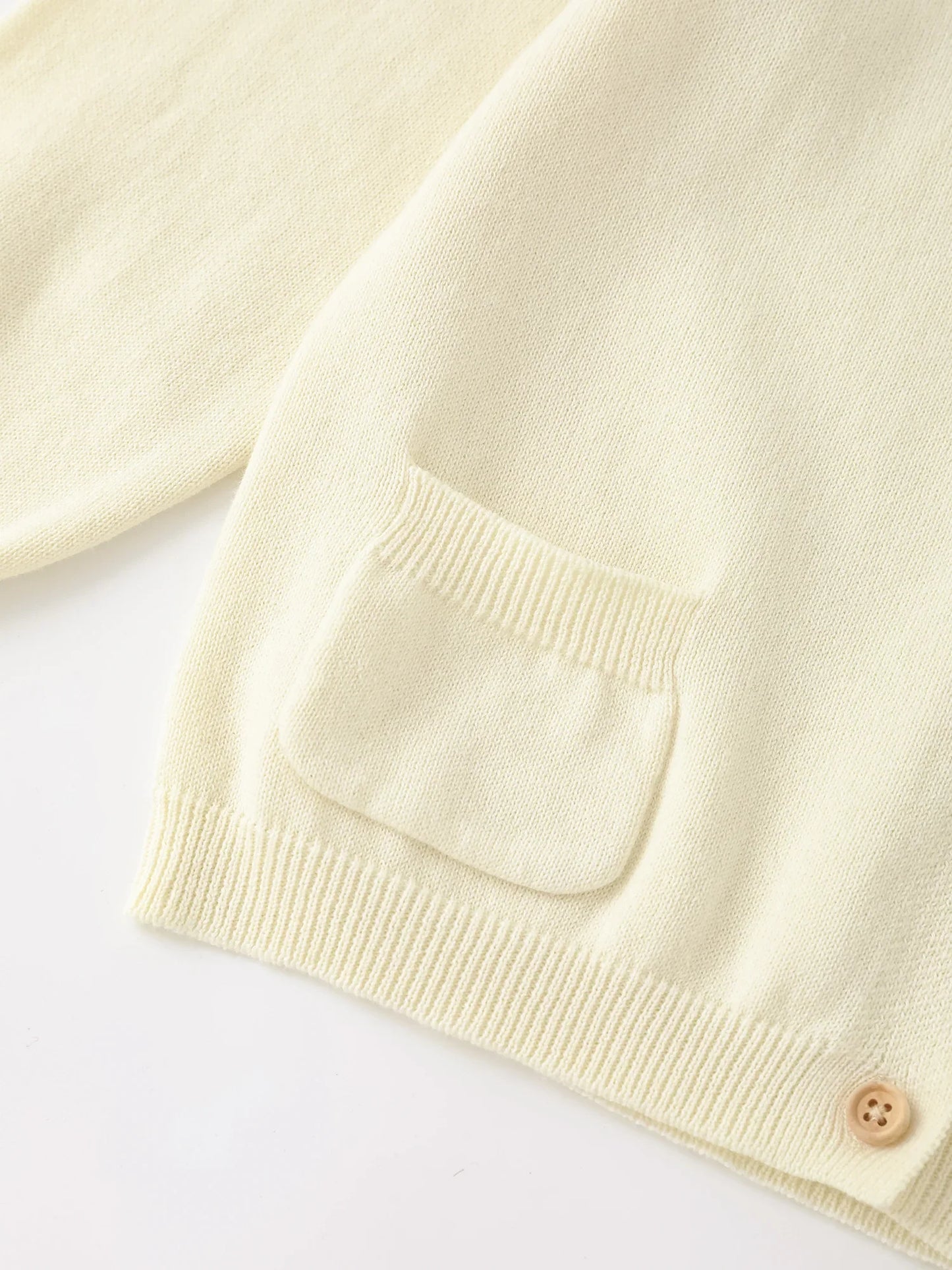 Kid Bunny Embroidery Cardigan