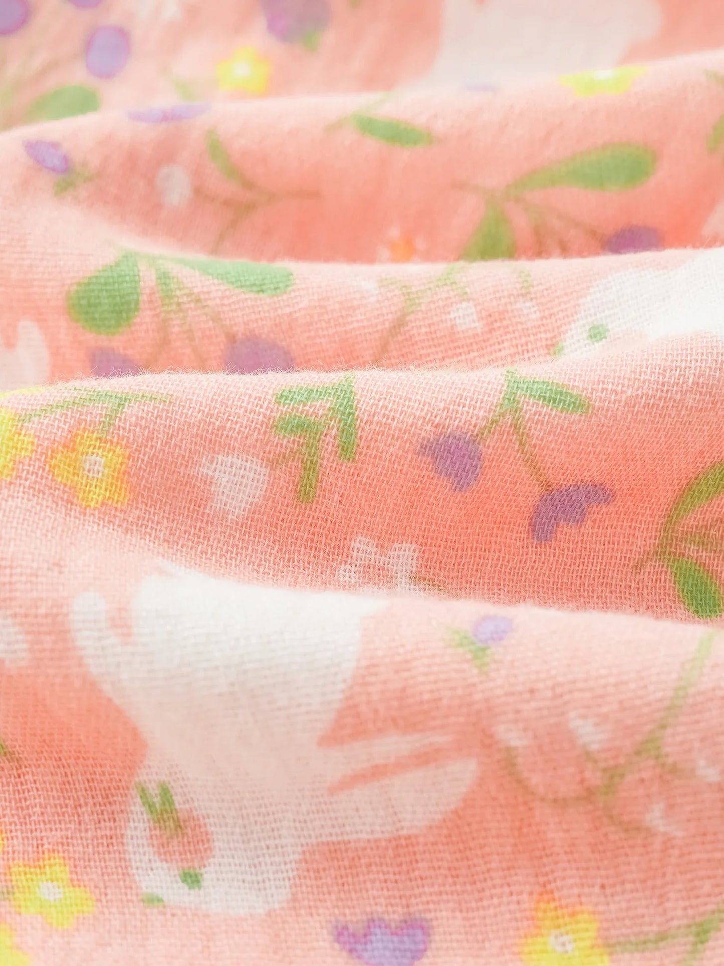 Girls All-Over Bunny Print Flare Pants
