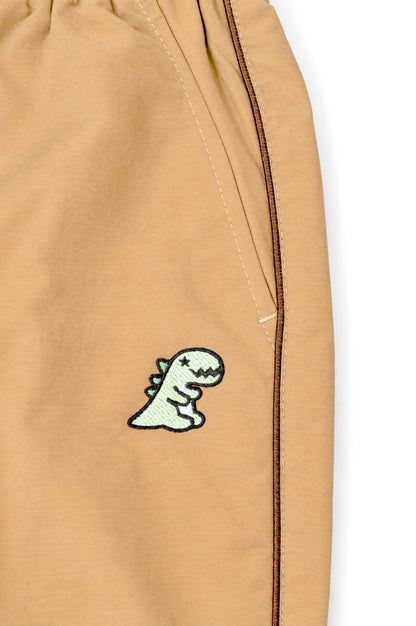 Boys Dino Piping Windrunner Pants