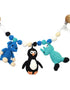 nature Zoo nature Zoo - Crochet Pram Mobile â€“ Elephant, Penguin & Rhino Soft toys