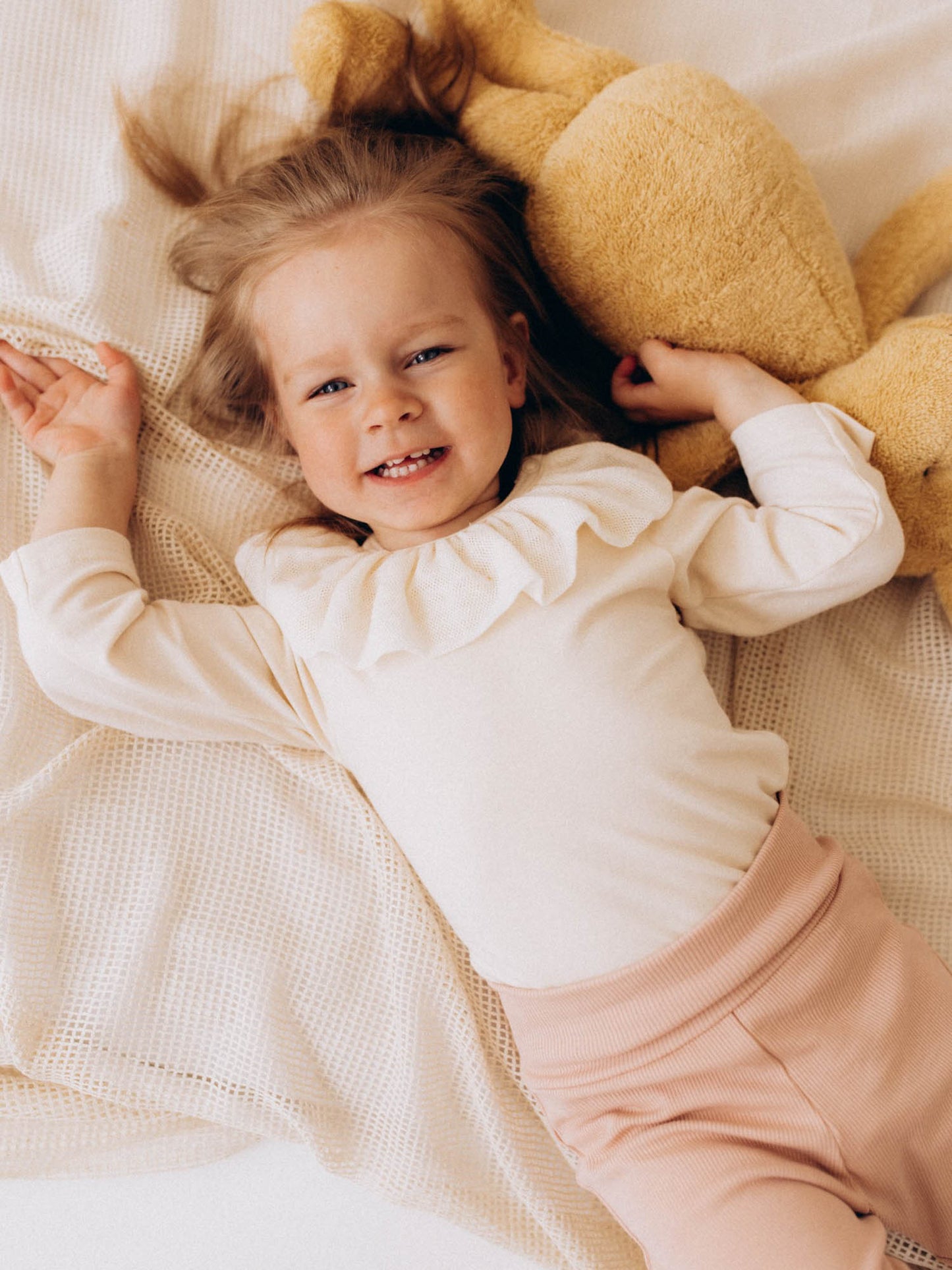 Jersey Longsleeve Babysuit With Tulle (GOTS)