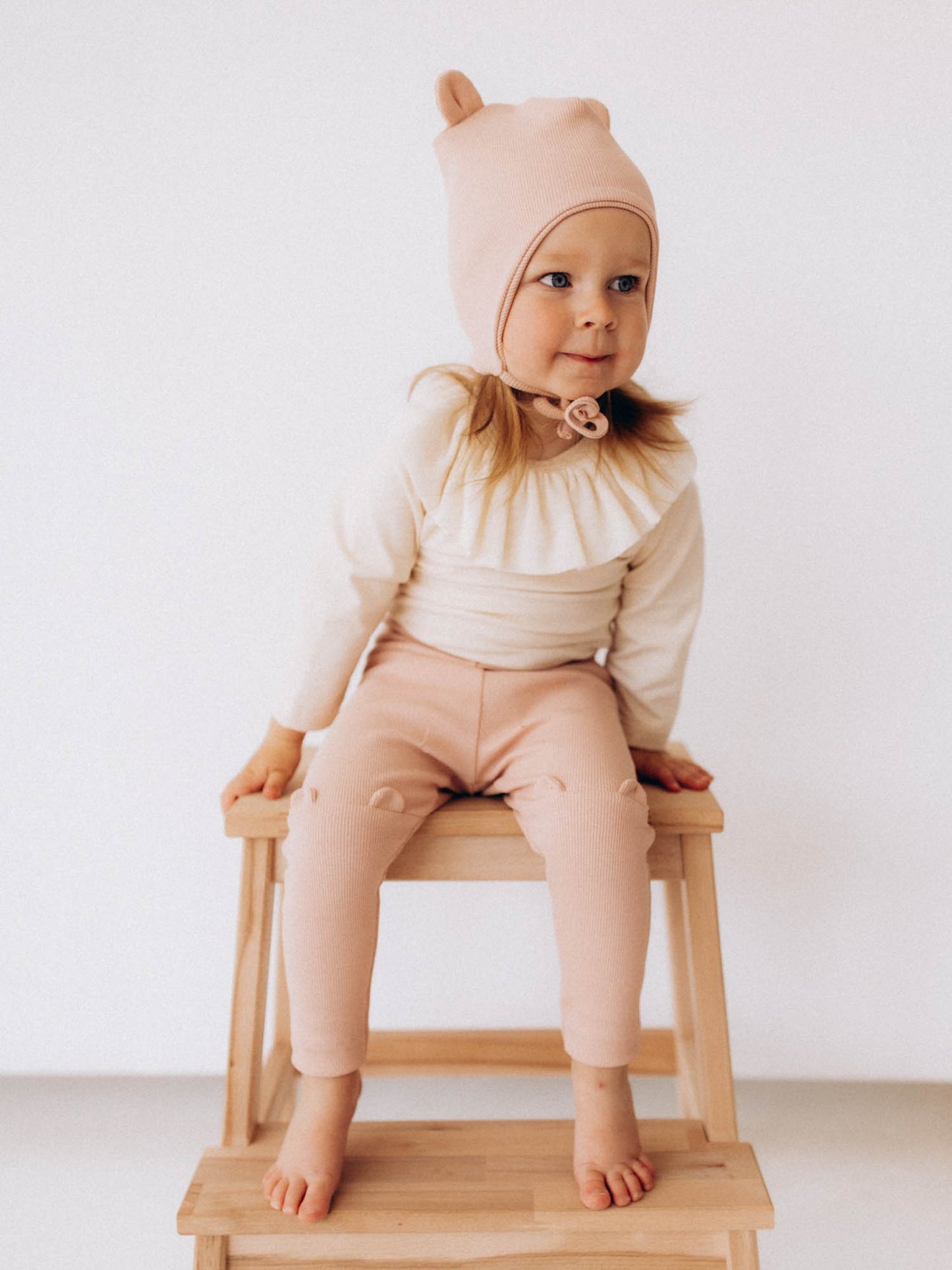 Leggings With Teddy Ears 2X1 Rib (GOTS)