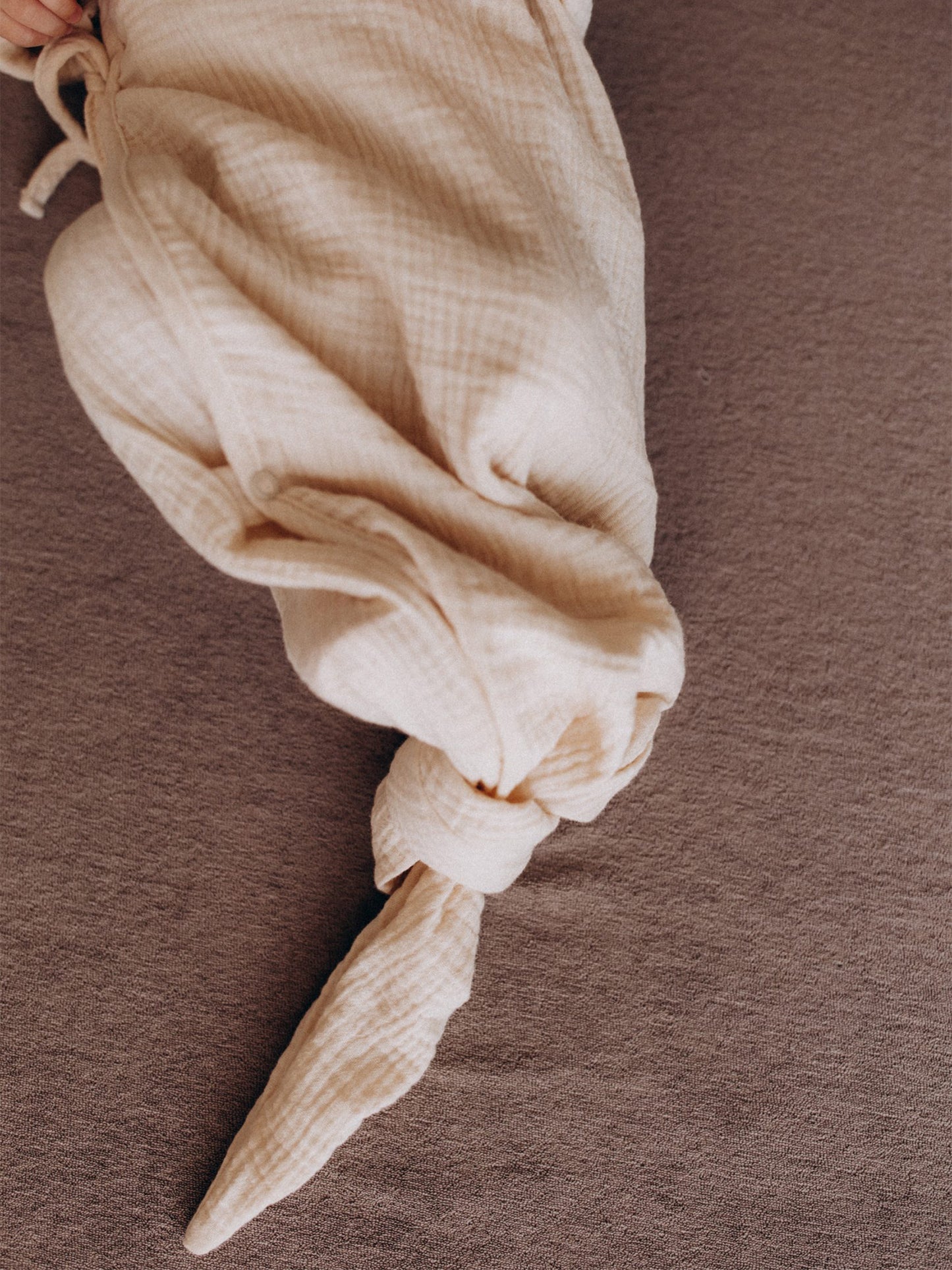 Muslin Knotted Kimono Gown (GOTS)