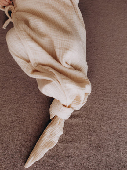 Muslin Knotted Kimono Gown (GOTS)