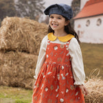 VAUVA Vauva FW23 - Girls Happy Farm Cotton Dress (Red) Dress