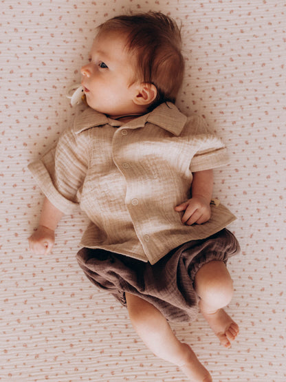 Muslin Baby Shirt With Bloomers (GOTS)