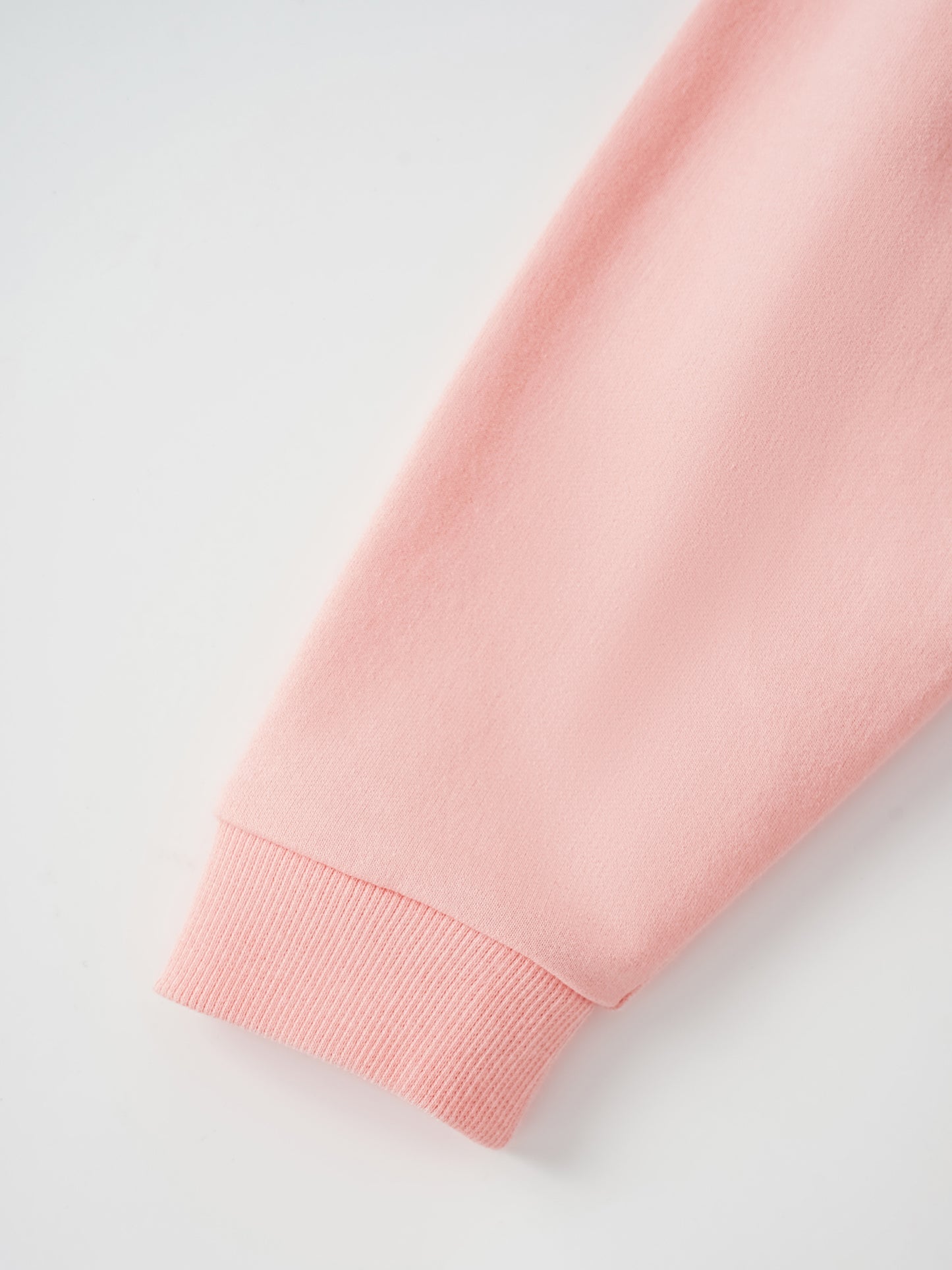 Girls Long Sleeve Strawberry Applique Sweatdress