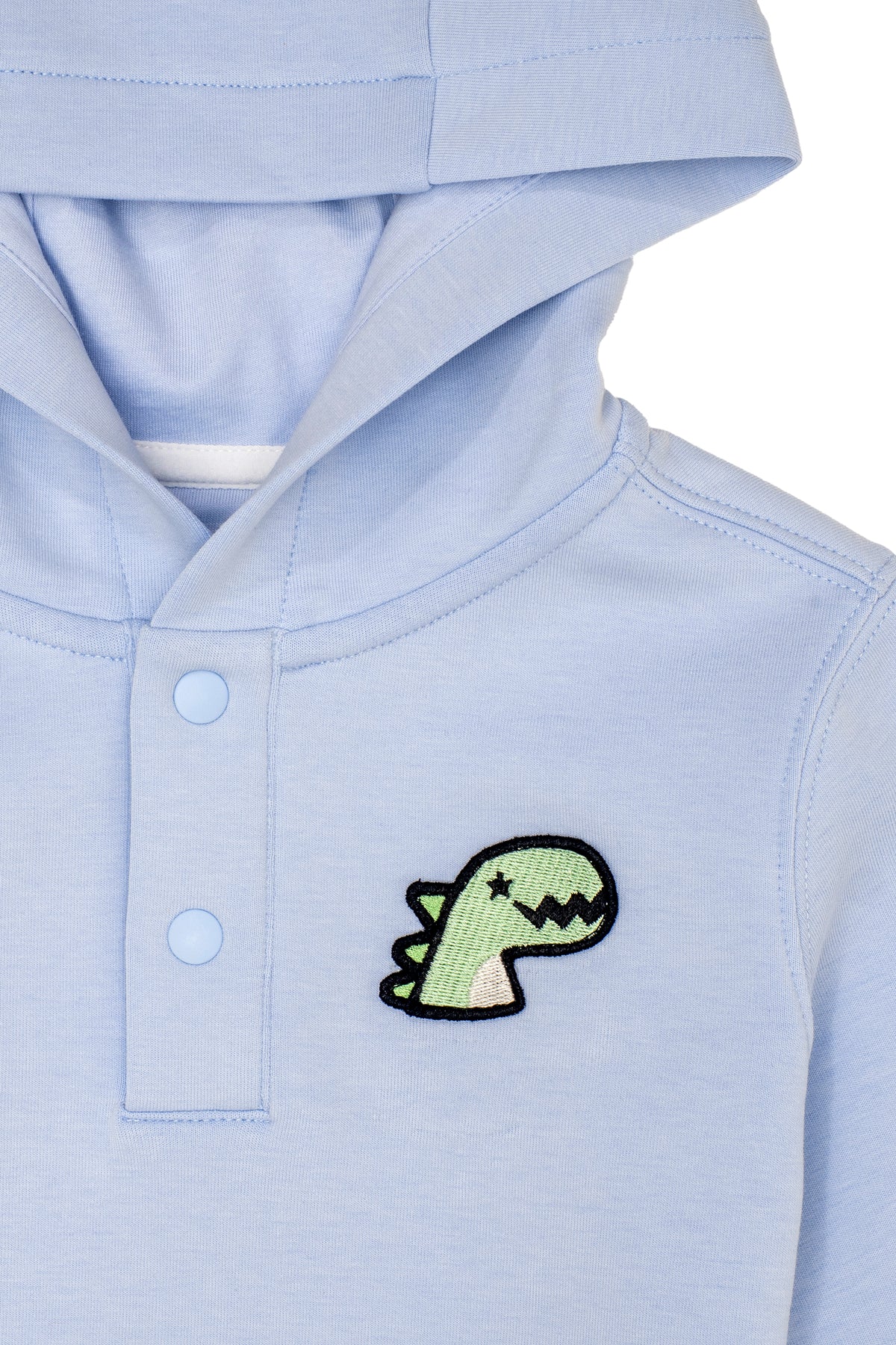 Boys Dino Badge Back Logo Hoodie