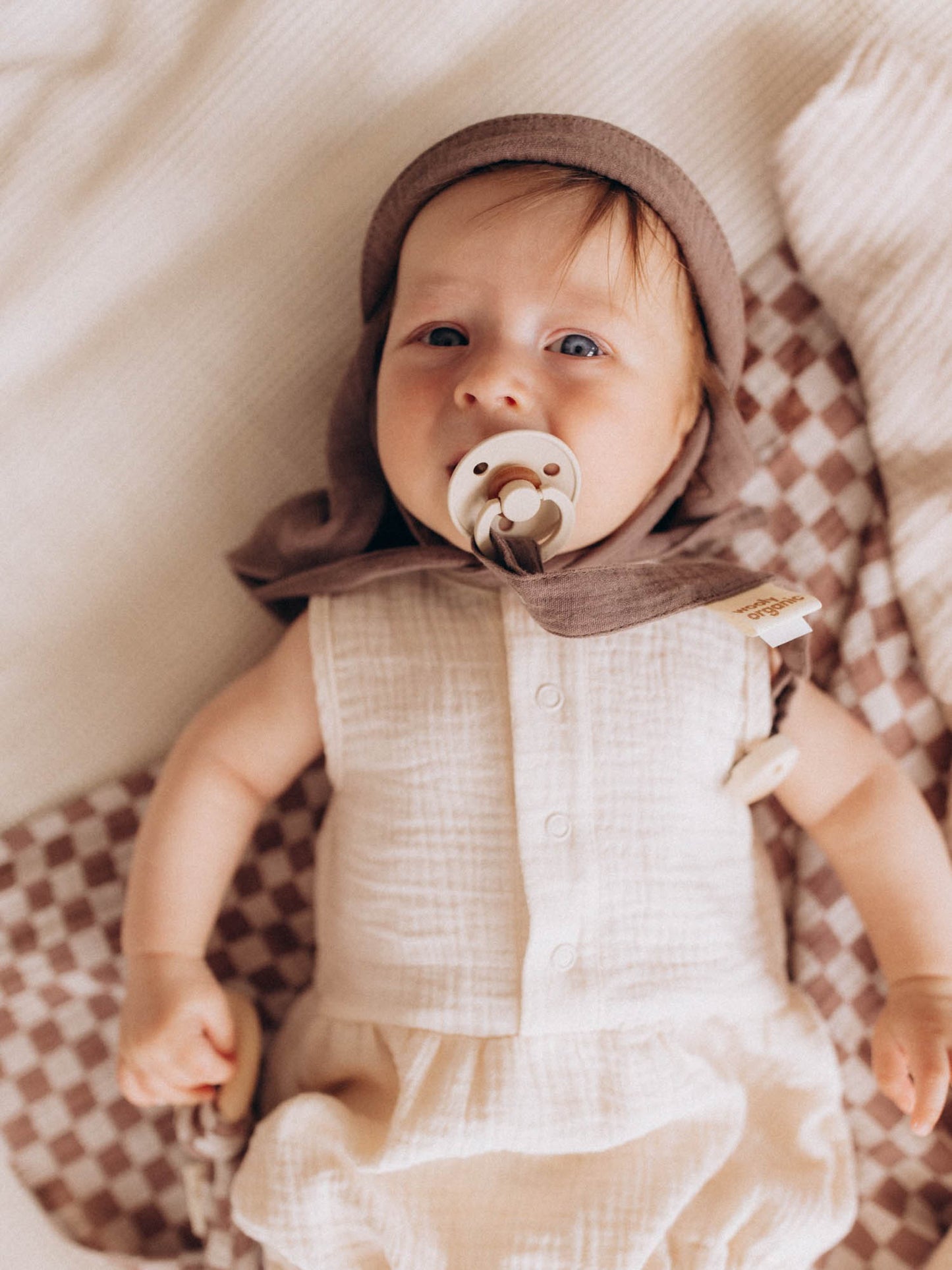 Muslin Pacifier Clip (GOTS)