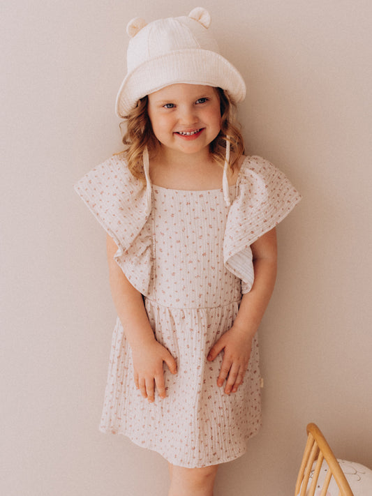 Muslin Dress With Wings (GOTS)