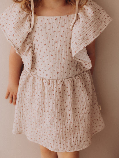 Muslin Dress With Wings (GOTS)