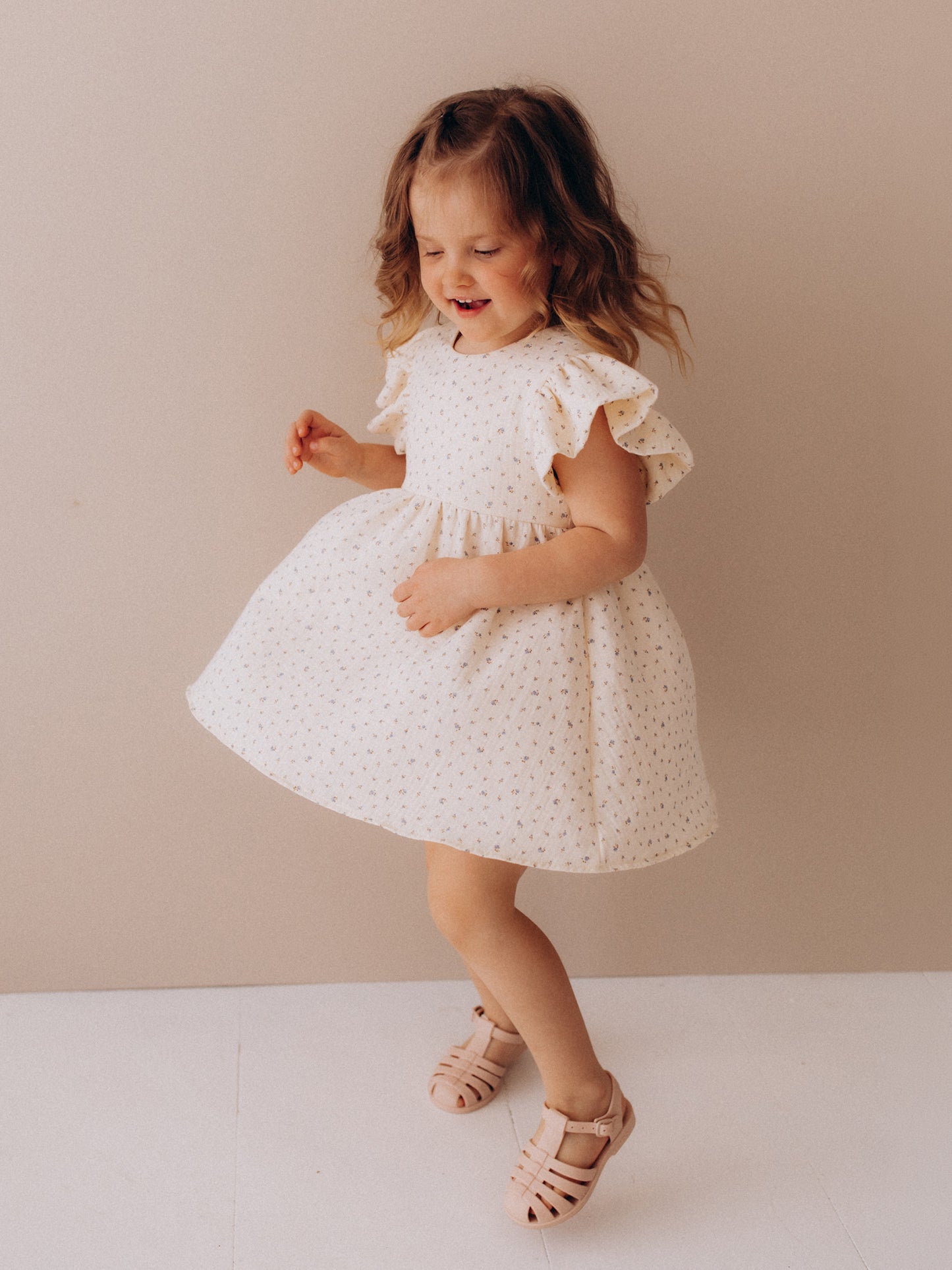 Muslin Dress With Wings (GOTS)