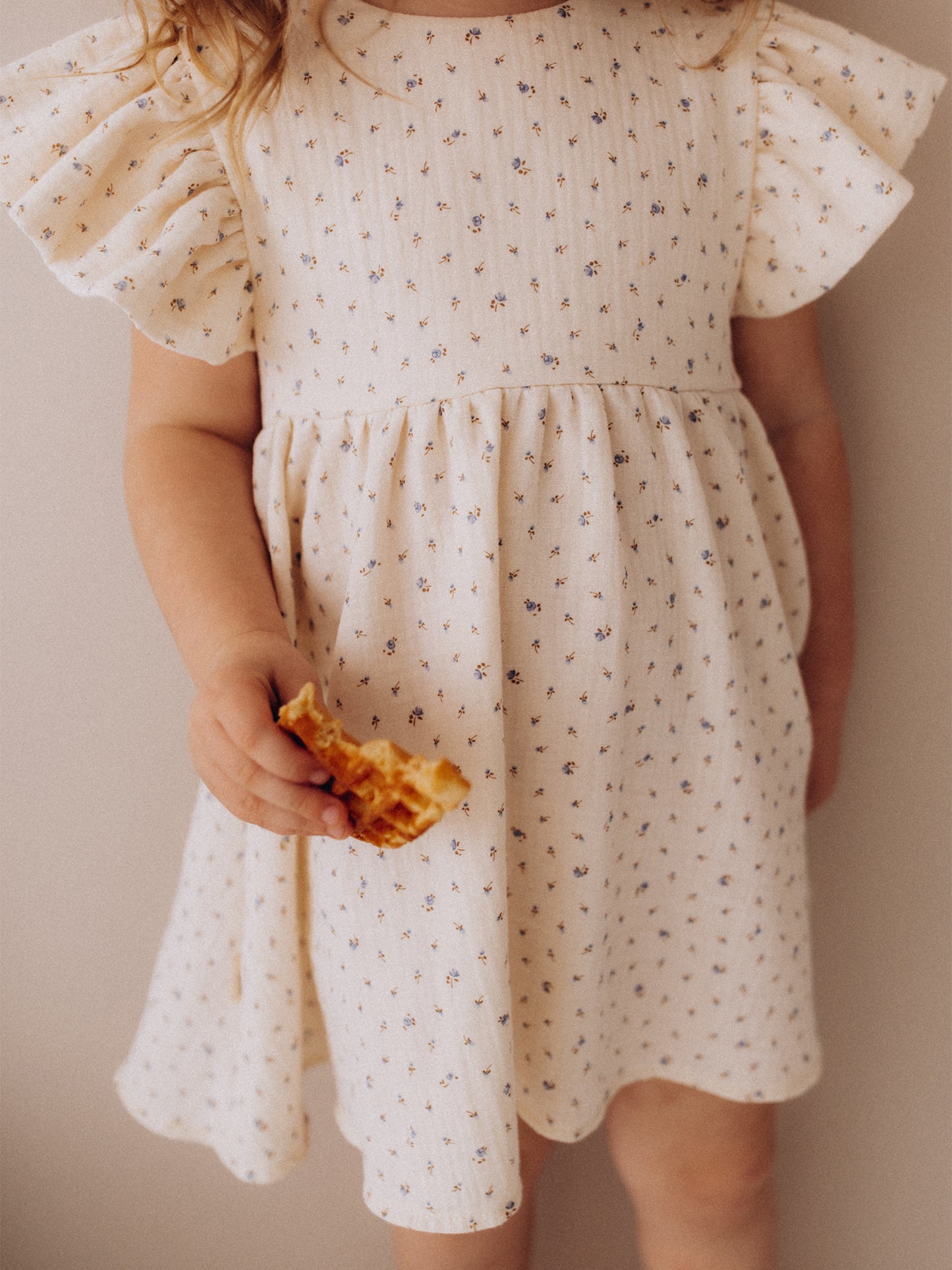 Muslin Dress With Wings (GOTS)