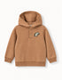 Boys Dino Badge Back Logo Hoodie