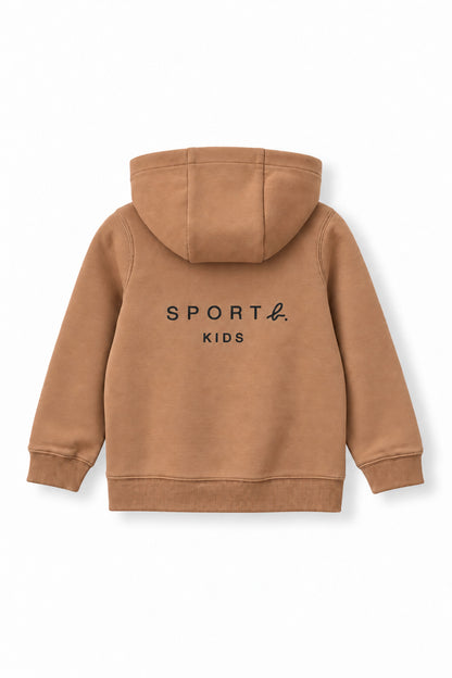 Boys Dino Badge Back Logo Hoodie