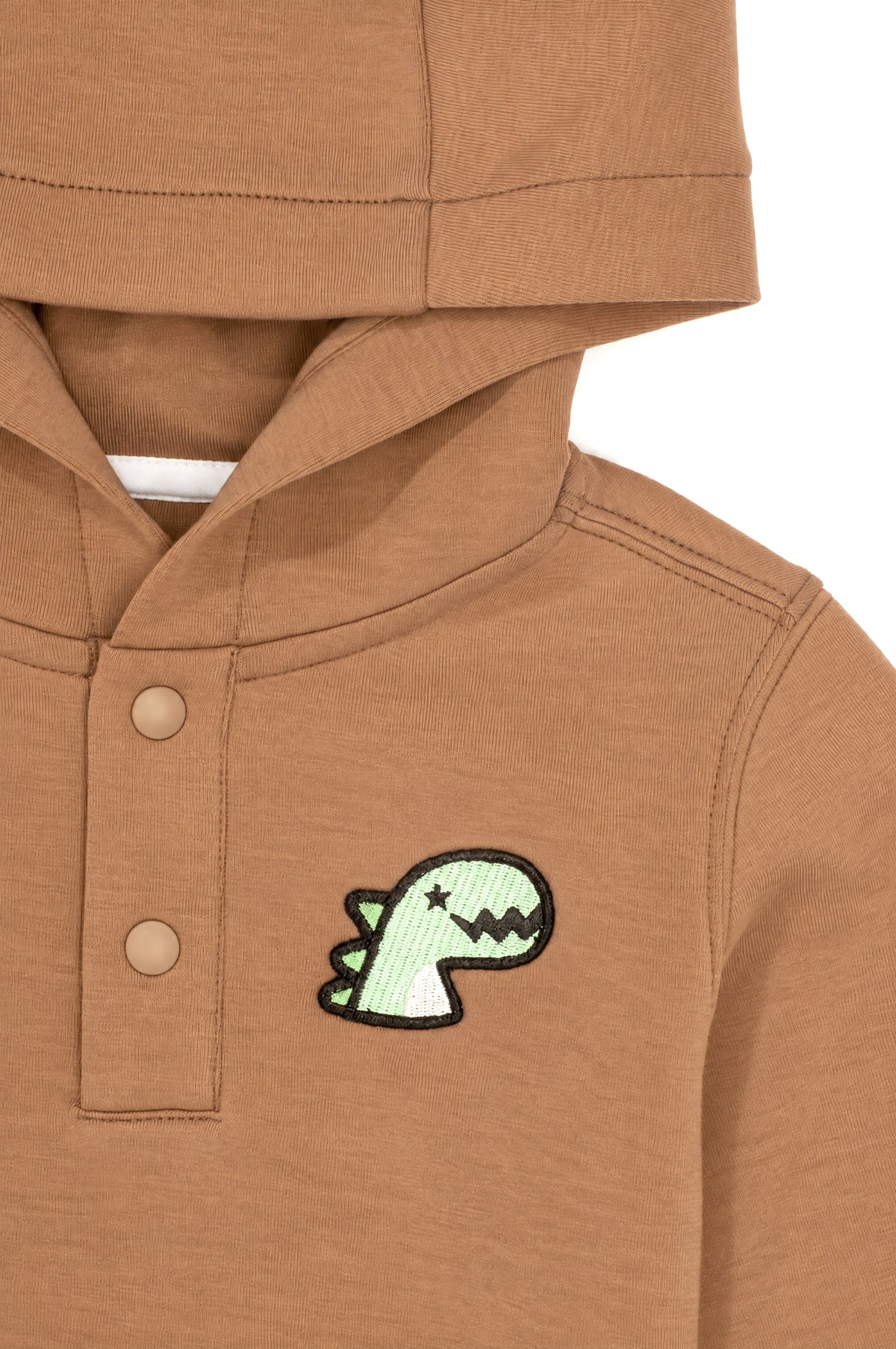 Boys Dino Badge Back Logo Hoodie