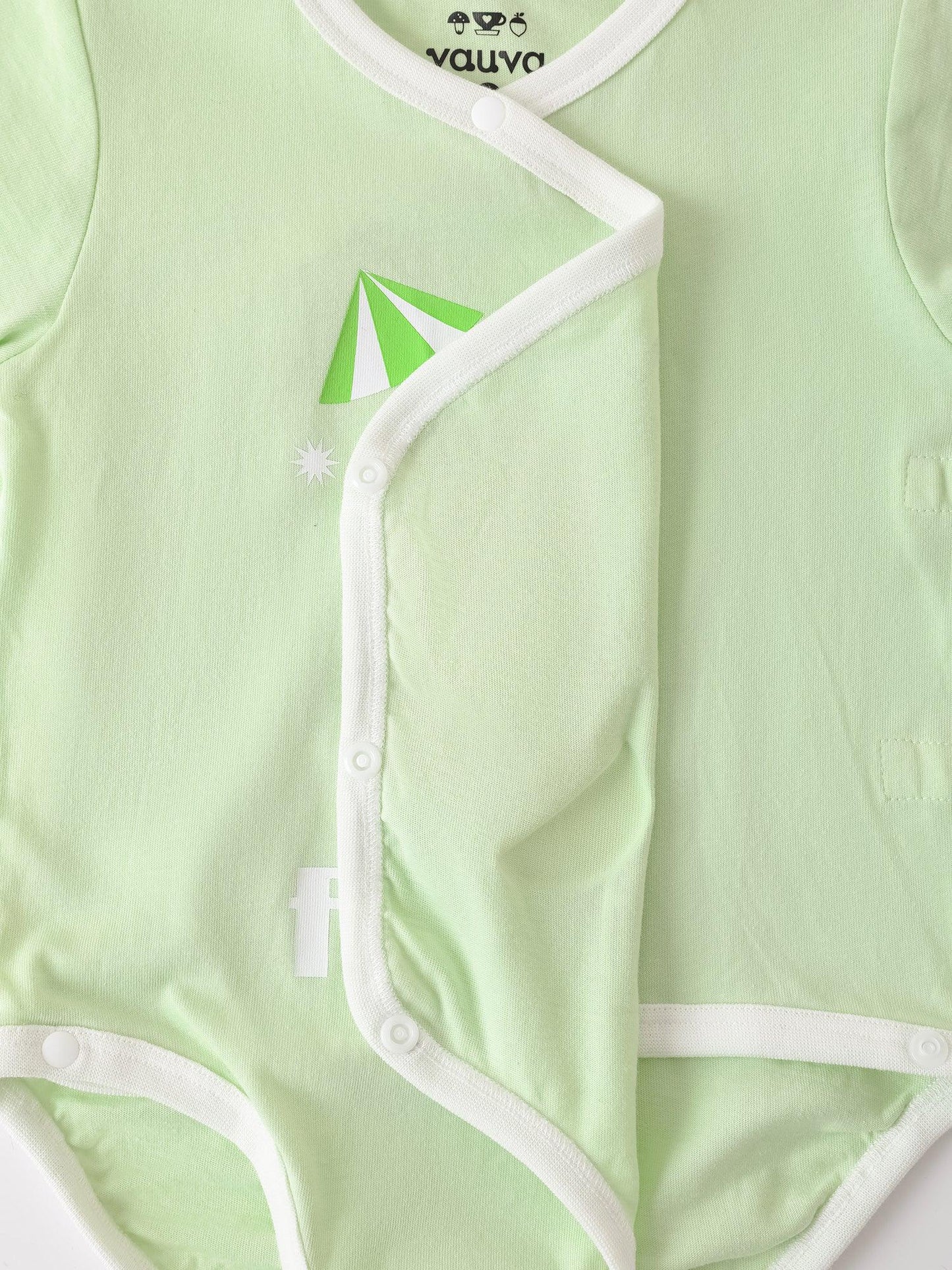 Baby Short Sleeve Lemon Tea Print Bodysuit