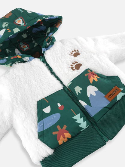 Baby Boys Quilted Reversible Patchwork Jacket