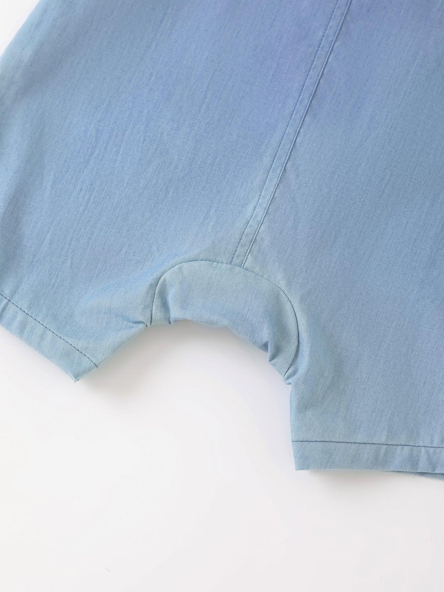Baby Short Sleeve Tee & Dungaree Shorts Set