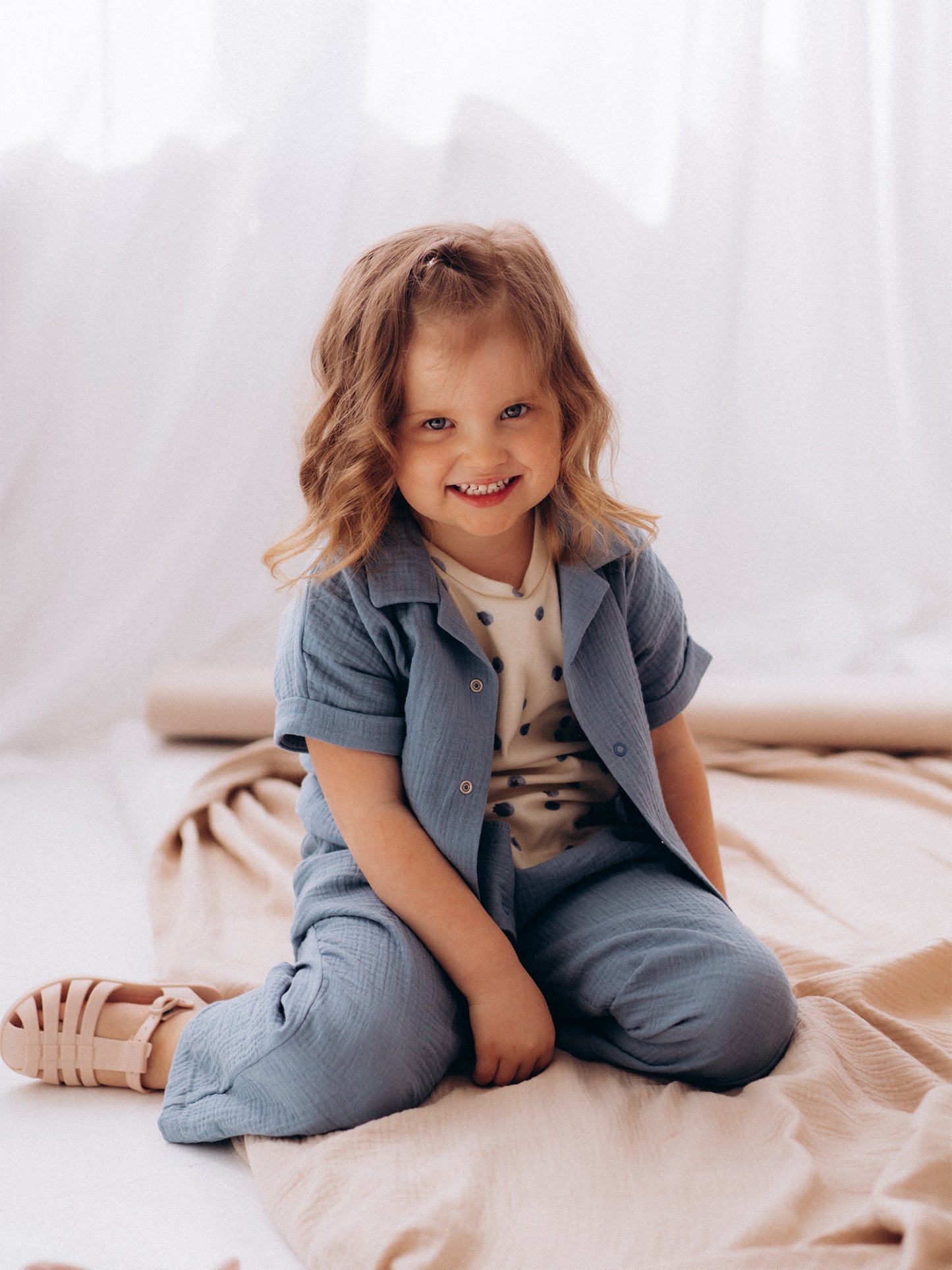 Muslin Kids Shirt (GOTS)